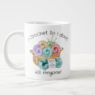 Crochet Taza De Café Gigante Personalizada