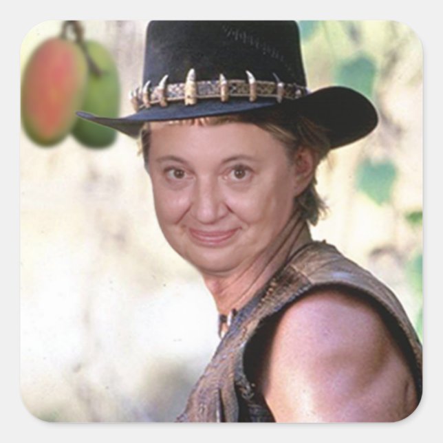 Crocodile Kate Pegatina (Anverso)