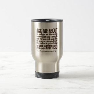 Crohns y taza del viaje de la capacitación de la