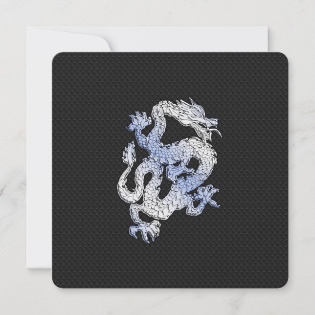 Cromado como Dragon plata Estilo de piel de serpie (Anverso)