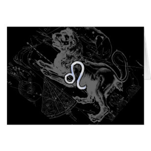 Cromado como Leo Zodiac Constellation Map Hevelius