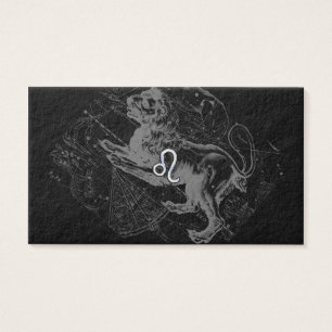Cromado como Leo Zodiac Constellation Map Hevelius
