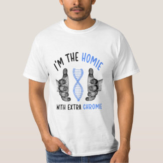 cromosoma 21 , camiseta con síndrome de Down