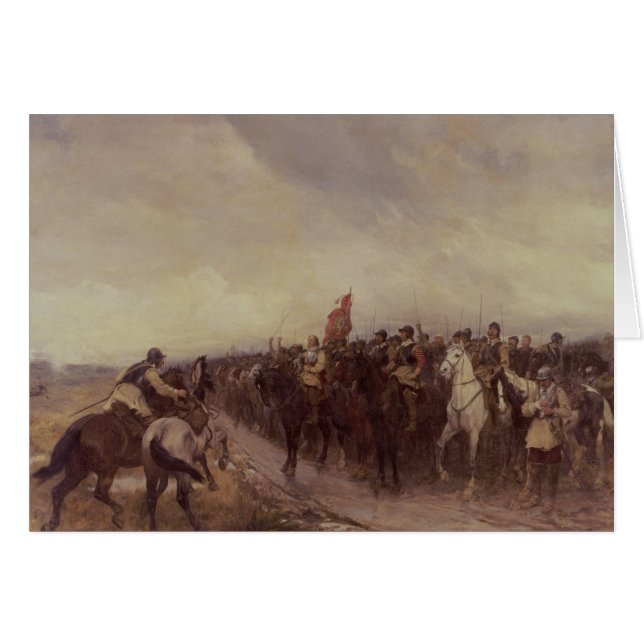 Cromwell en Dunbar, 1650 (Anverso (Horizontal))