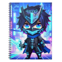 Crónicas de Cyber Ninja - Cuaderno de Anime Futuri