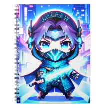 Crónicas de Cyber Ninja - Cuaderno de Anime Futuri