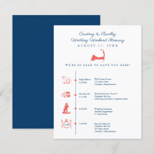 Cronograma de Itinerario de Recepción de Boda del 