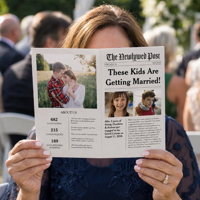 Cronograma de Programa de Boda de Foto de Periódic (Subido por el creador)