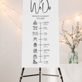 Cronología de la boda de la iglesia "We Do Church"