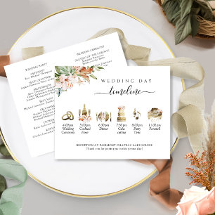 Cronología y programa del Boda floral de los tonos