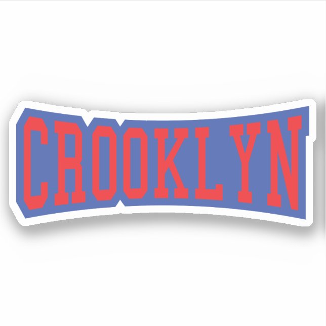 CROOKLYN, Pegatina de NYC (Anverso)