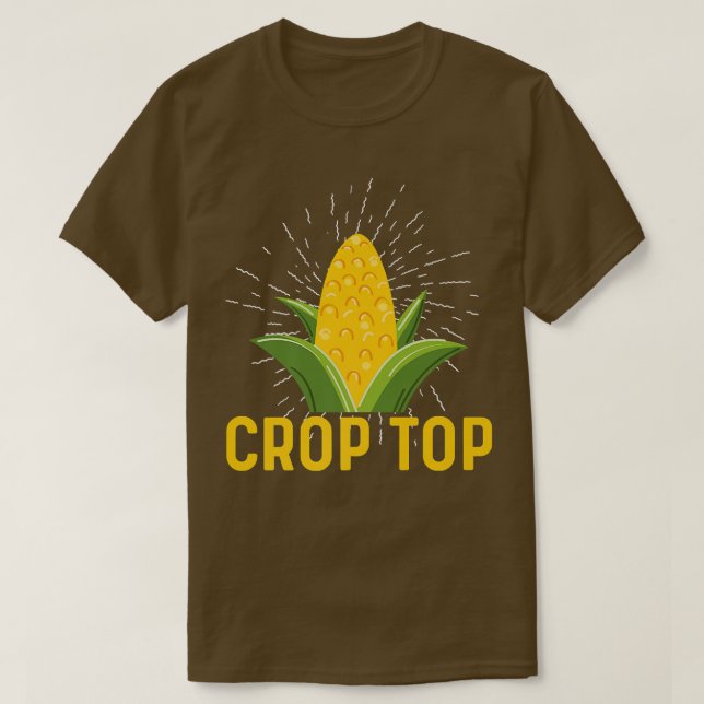 Crop Top Corn Healthy Vegetable  (Diseño del anverso)