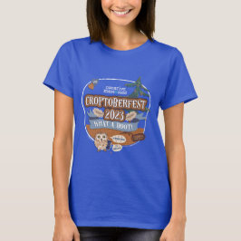 Croptoberfest 2023 Camiseta azul para mujeres
