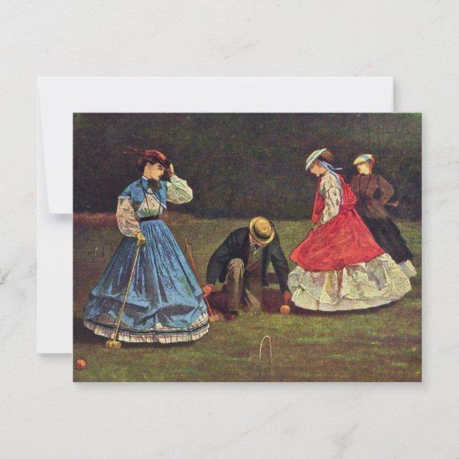 Croquet De Homer Winslow (Mejor Calidad) (Anverso)