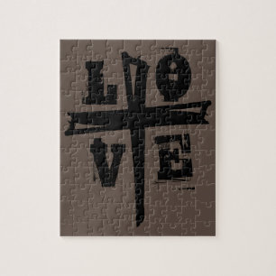 CROSS y LOVE únicos y divertidos Rompecabezas de
