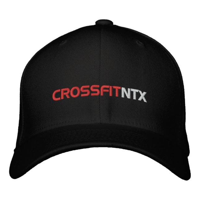 CrossFitNTX - Gorra negro (Anverso)
