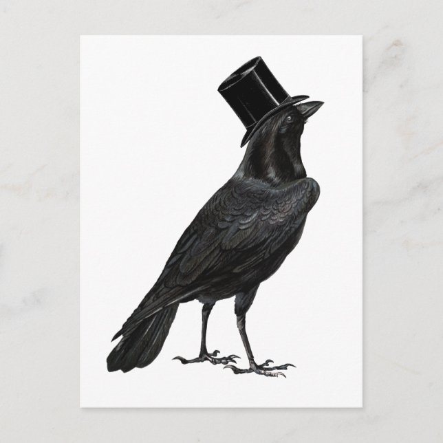 Crow con tarjeta postal superior (Anverso)