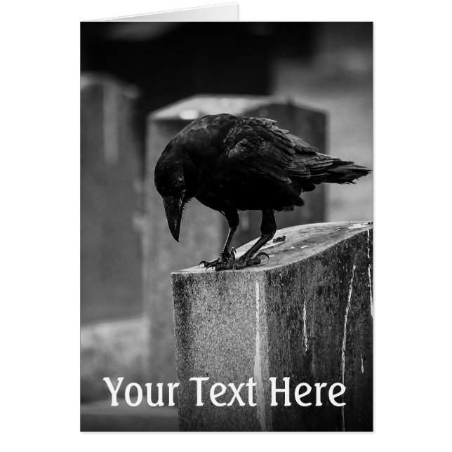 Crow en el cementerio caído (Frente)