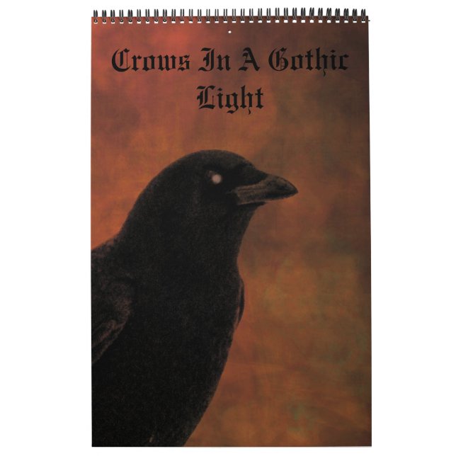Crow En Un Calendario Gótico De Luz (Tapa)