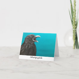 Crow No Se Rótulo Para Esta Tarjeta De Nota