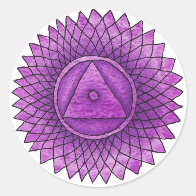 Crown Chakra Pegatina (Anverso)