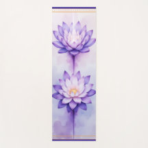 Crown Chakra Yoga Mat – Energía Violeta del Loto A