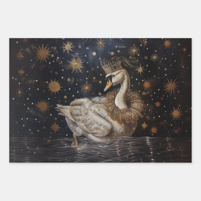 Crown - Papel de regalo de pintura al aceite (Anverso)