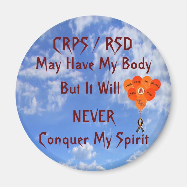 CRPS / RSD pueden tener mi imán corporal (Frente)