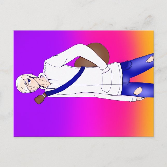 Cruce de animales K.K. Postal deslizante (Anverso)