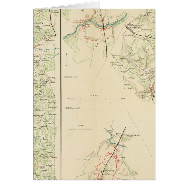 Cruce de Hanover en el condado de Spotsylvania (Frente)