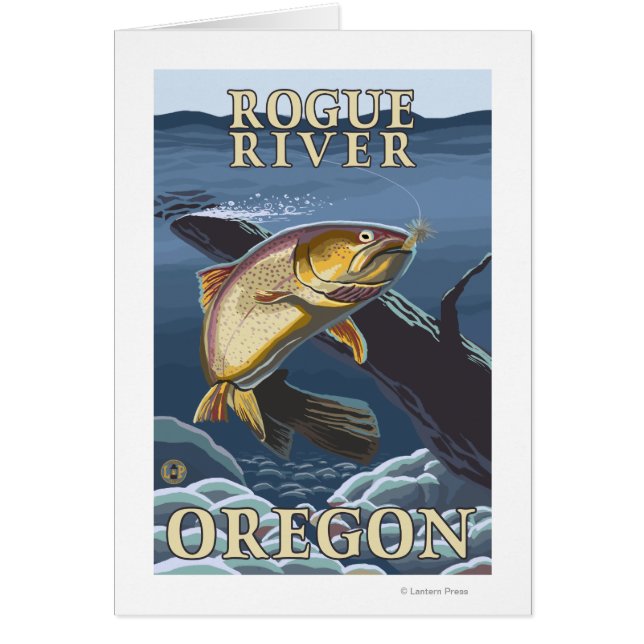 Cruce de la trucha - Río Rogue, (Frente)