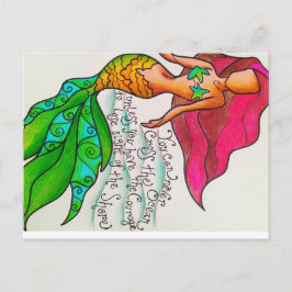 Cruce la postal del océano