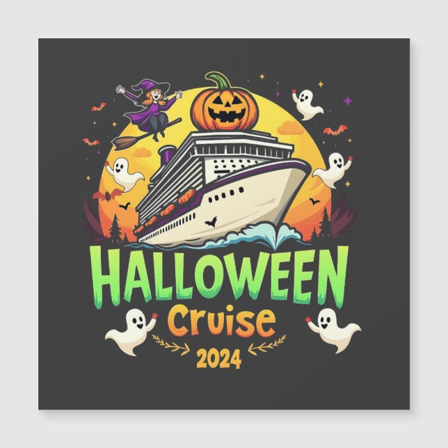 Crucero de Halloween 2024 Viaje en Familia Crucero (Anverso)