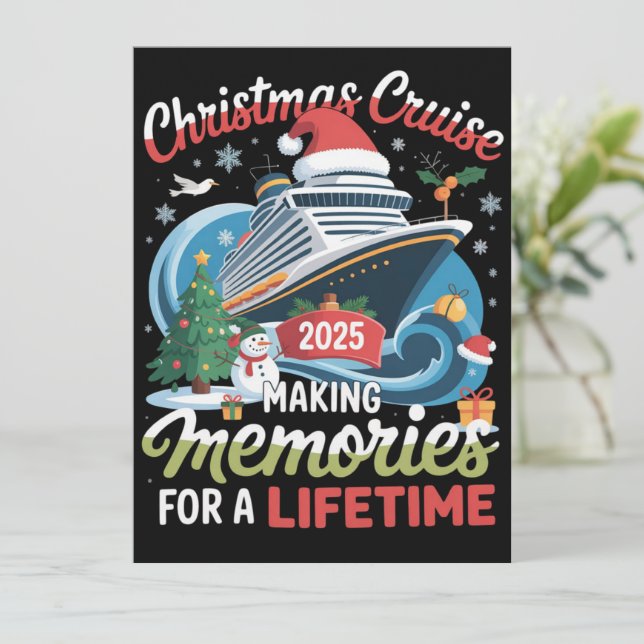 Crucero de Navidad 2025 Creando Recuerdos para Tod (Anverso de pie)