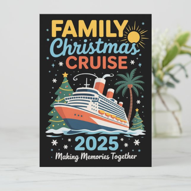 Crucero de Navidad Familiar 2025 Fiesta Navideña X (Anverso de pie)