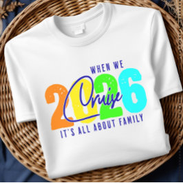 Crucero Familiar 2026 - Camiseta de Vacaciones a J