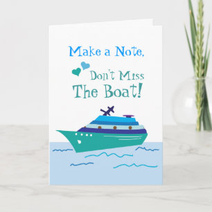 Crucero Guardar las tarjetas de matrimonio de fech
