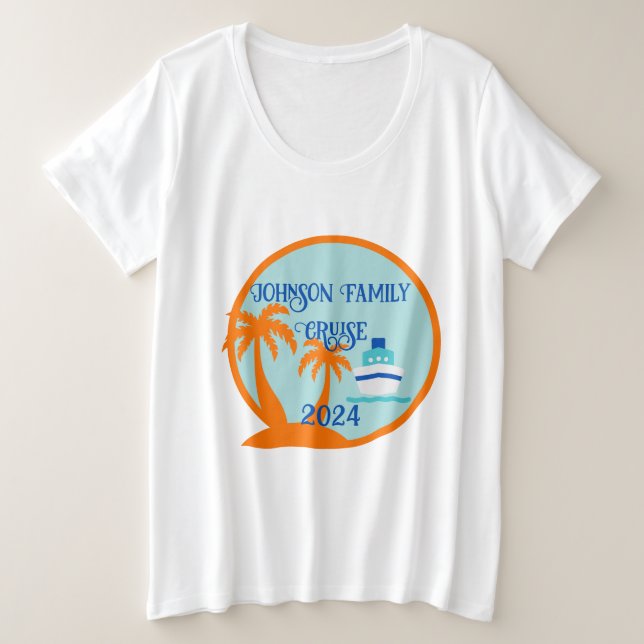 Cruceros familiares personalizado (Anverso del diseño)