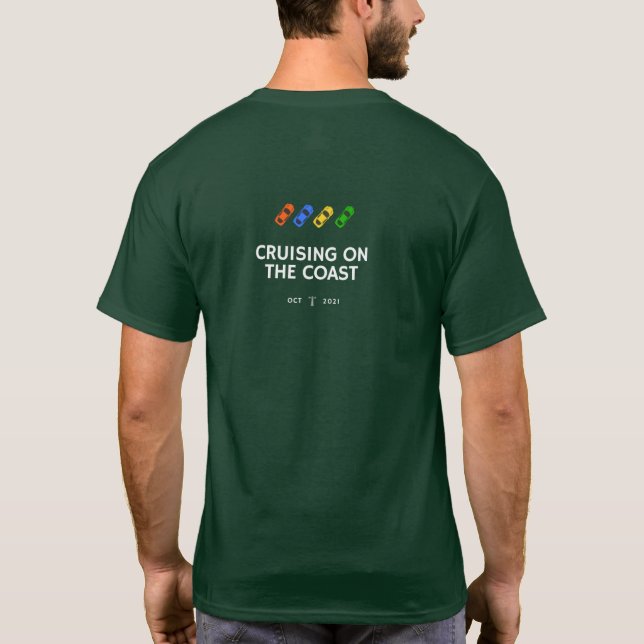 Cruceros por la costa — Camiseta de octubre de 202 (Reverso)