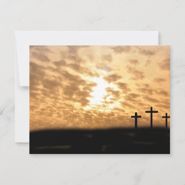 Cruces en una invitación al Personalizable de las  (Anverso)