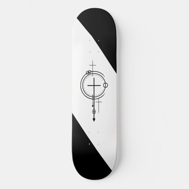 Cruces geométricos de patineta cristianos (Anverso)