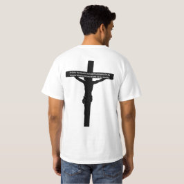 Crucifijo de la camiseta del 3:16 de Juan y del