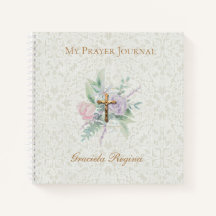 Crucifijo de oro | Flores | Oraciones | Diario