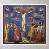 Crucifixión del Poster de Arte de Jesucristo