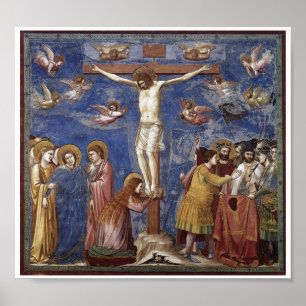 Crucifixión del poster del arte del Jesucristo