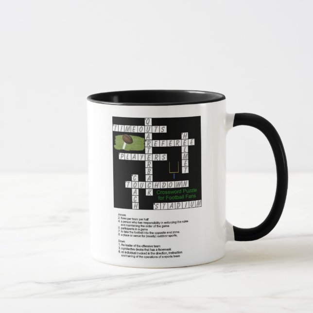 Crucigrama para la taza de los fanáticos del (Derecha)