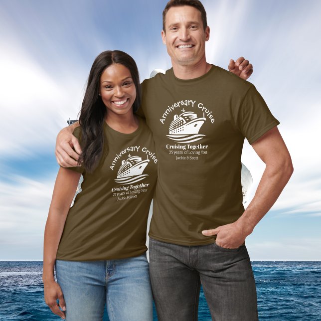 Cruise Brown personaliza camiseta en 25 años (Customize this Design with your own words/names)