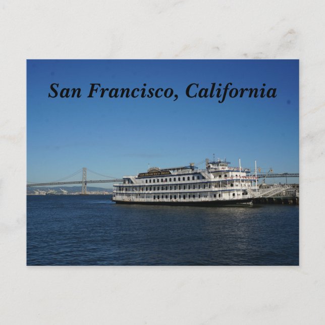 Cruise Hornblower de San Francisco #2 postal (Anverso)