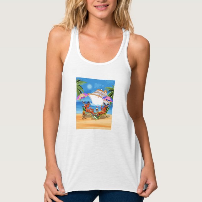 Cruise Moose 2025 de camisetas para mujeres (Anverso)