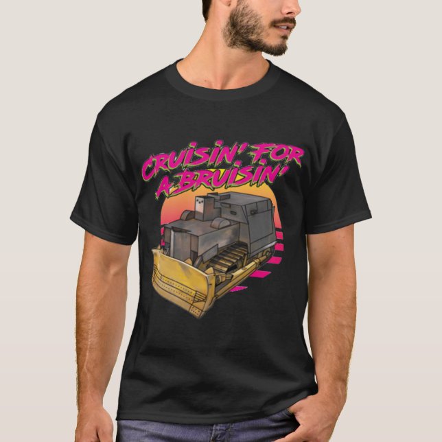 Cruisin para una camiseta graciosa de Bruisin Kill (Anverso)